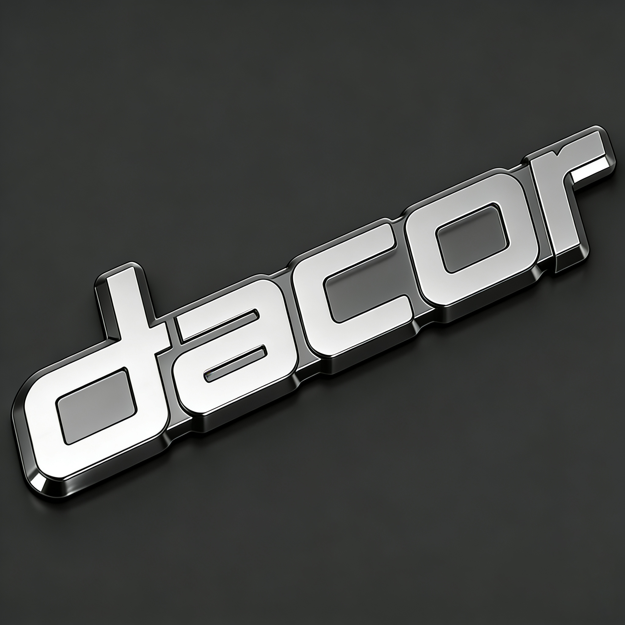 Nickel electroforming logo